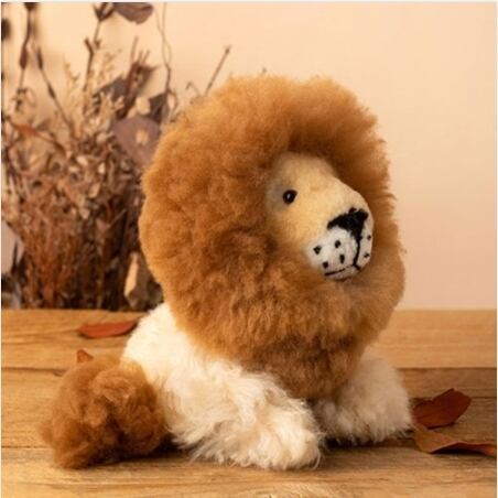 アルパカ毛使用 ライオンぬいぐるみ 大 ハンドメイド Carlosguzman Com Mx