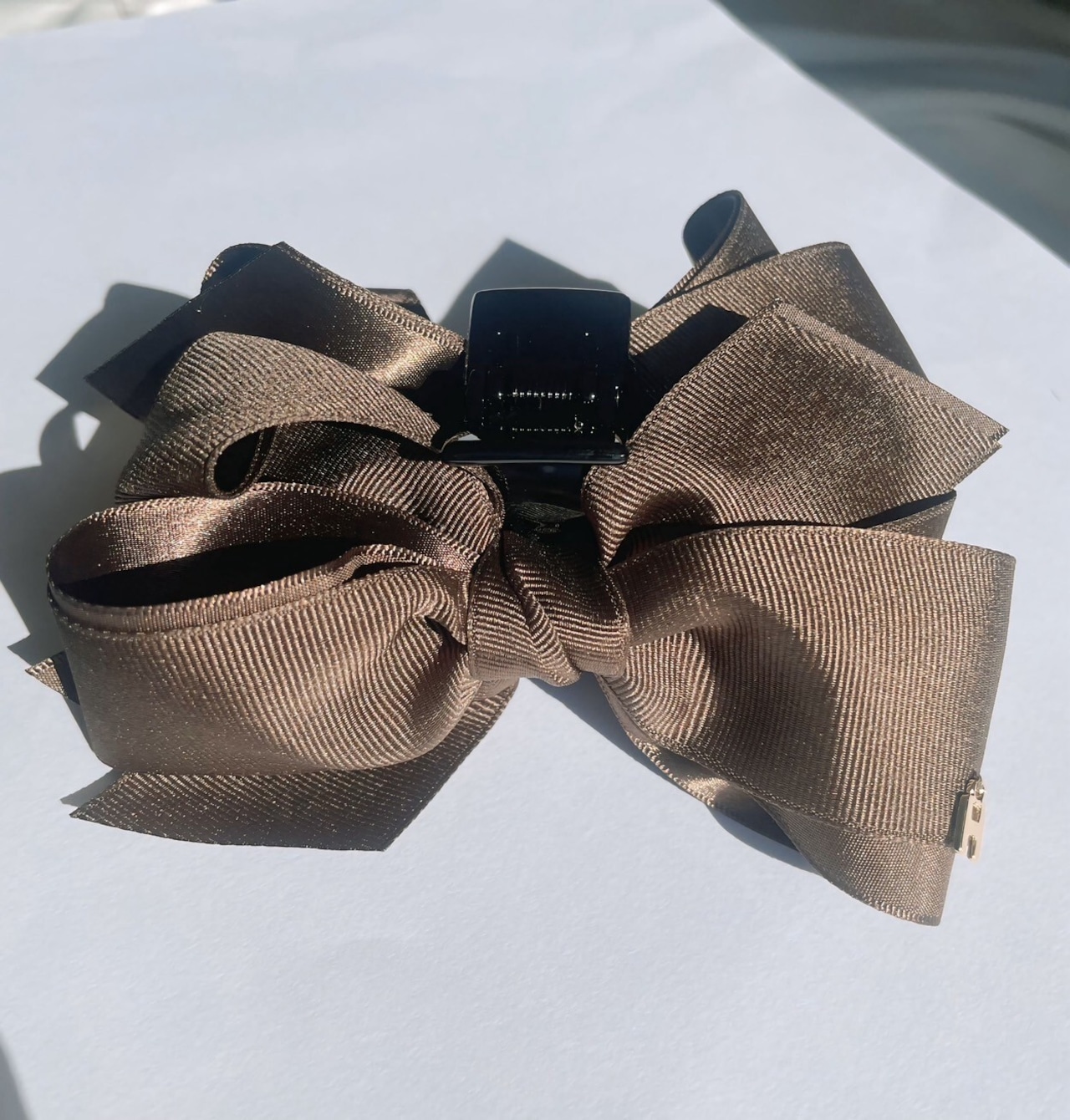 グログランサテンワニクリップ