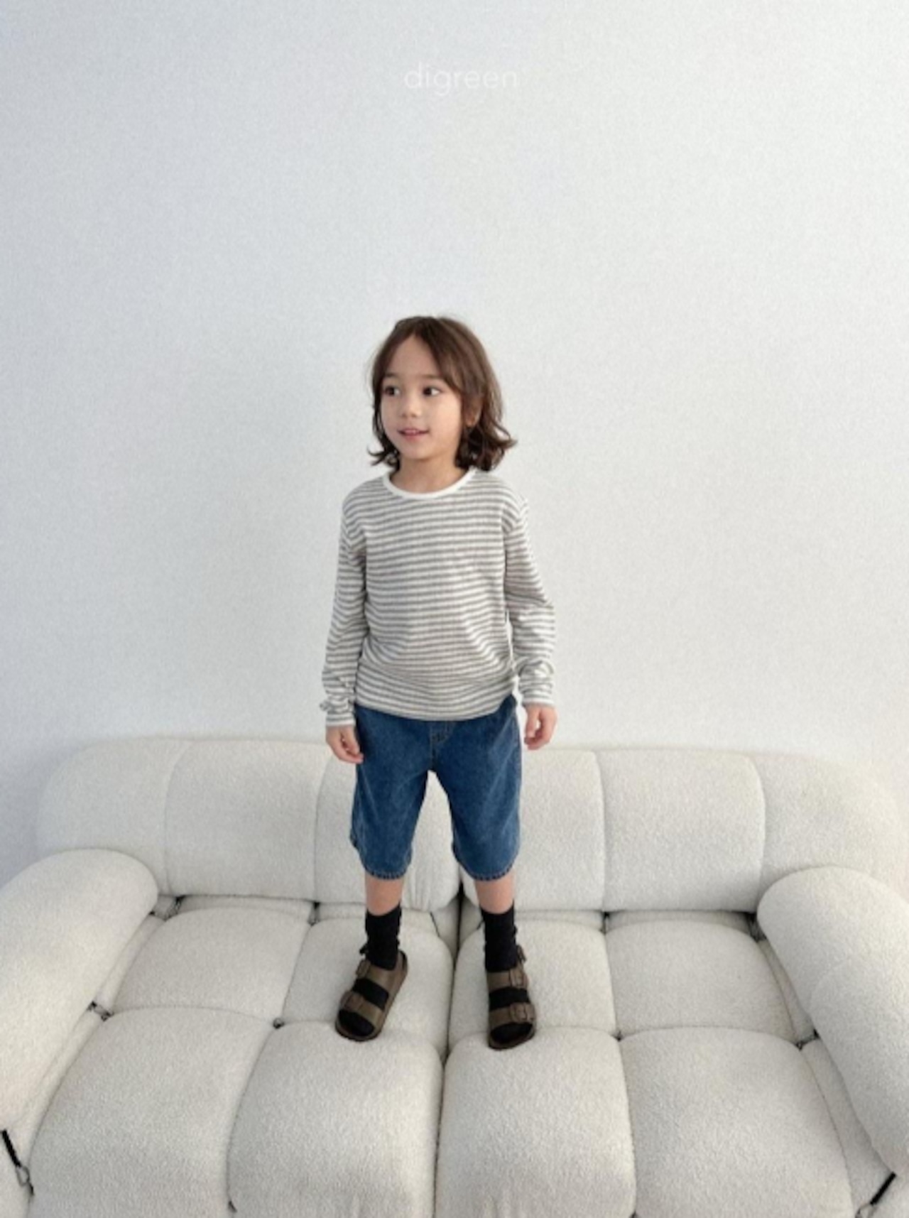 digreen 26/SS アイリットストライプカットソー