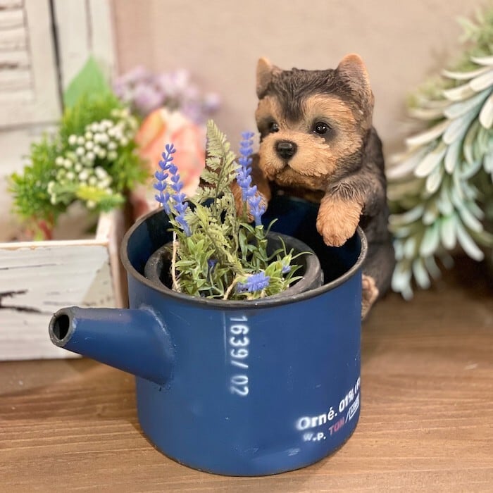 ドッグオーナメント ヨークシャテリア ヨーギー ハンギング 犬 置物