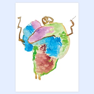 ハガキ：美人画１