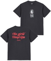 【X-girl】VINYL LIP FACE S/S TEE【エックスガール】