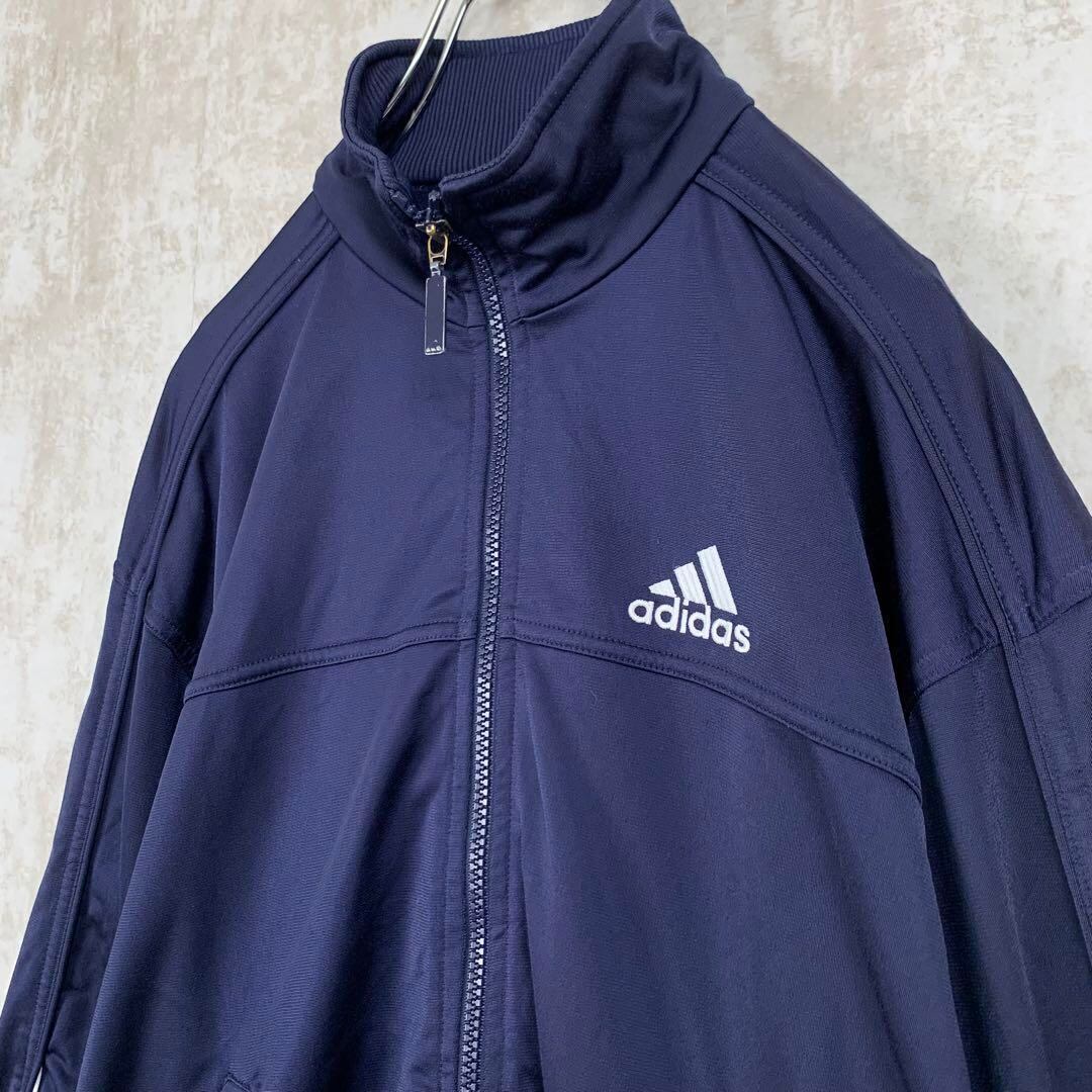 【激レア】M12 80～90s adidas トラックジャケット ネイビー