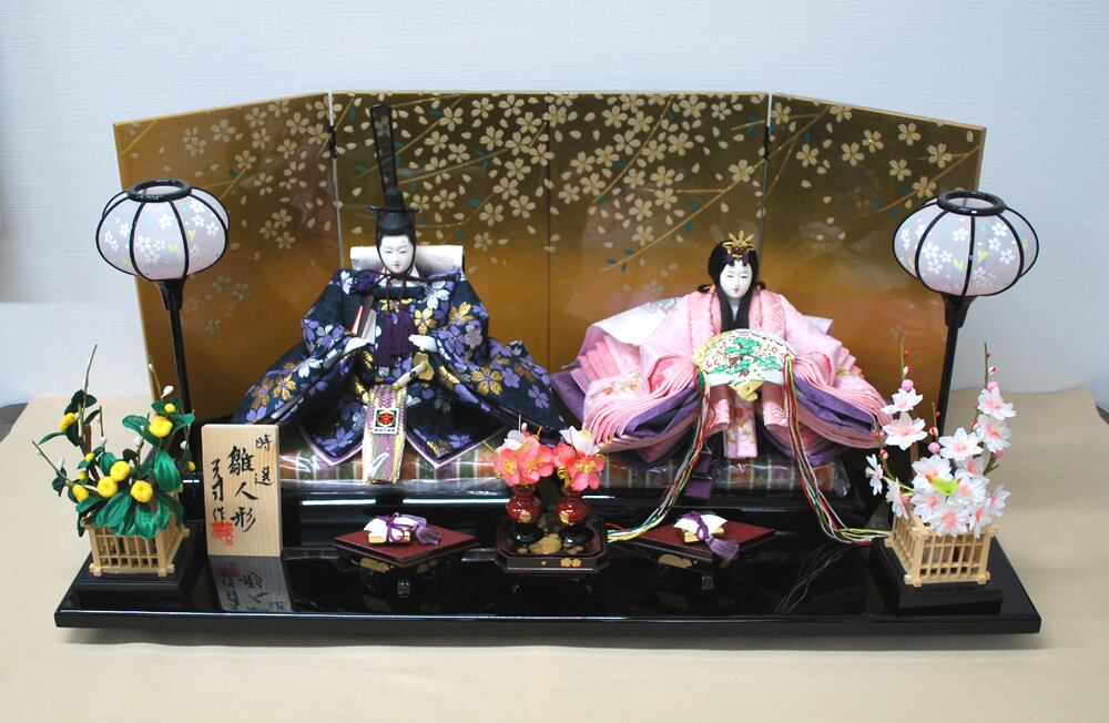 京都西陣織雛人形【花】 | 鴻巣の老舗人形店 森田人形製作
