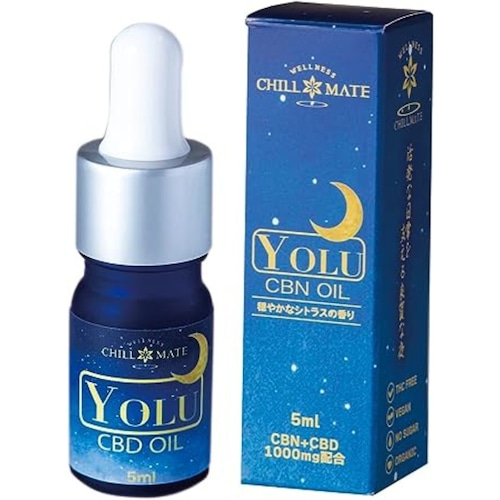 ~YOLU~ CBN オイル 20％ 高濃度 CBN + CBD 1000mg 植物由来100％ シトラスの香り 5ml