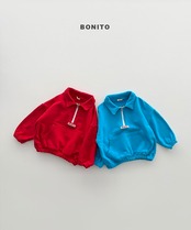 韓国子供服 / BONITO / 26Autumn / ハーフジップスウェット / 秋服 *12M~JM *