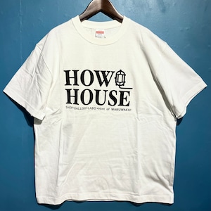 HOWHOUSE ロゴTシャツ ホワイト