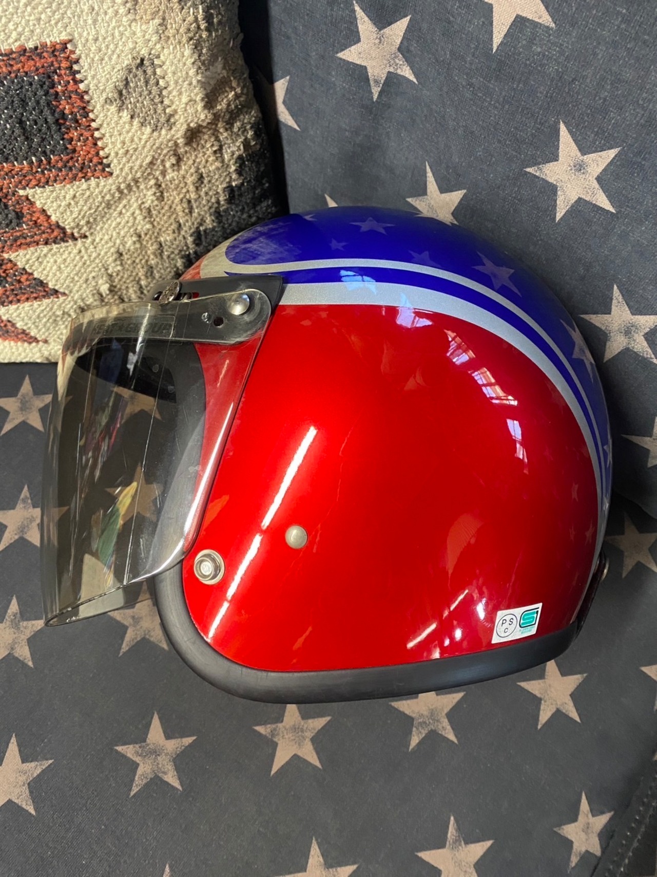 フェローズ モーターラインブランド バンブルビー スモールジェットヘルメット 立花SHM製