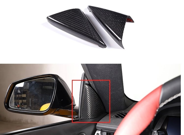 受注生産】 トヨタ GRスープラ SUPRA ドライカーボン製インナーAピラー