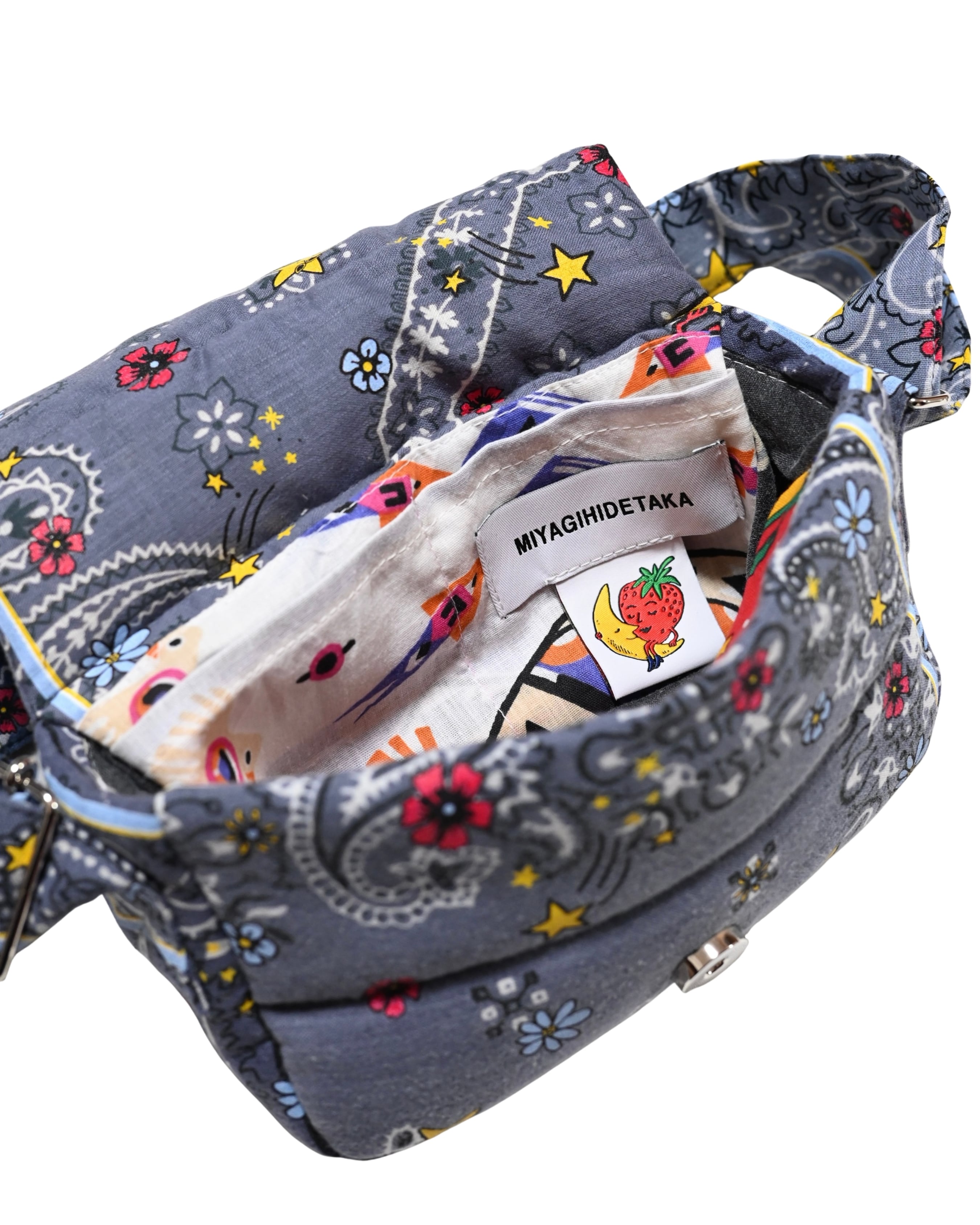 MIYAGIHIDETAKA バンダナ柄ショルダーバッグ MIYAGIHIDETAKA バンダナ柄ショルダーバッグ MIYAGIHIDETAKA バンダナ