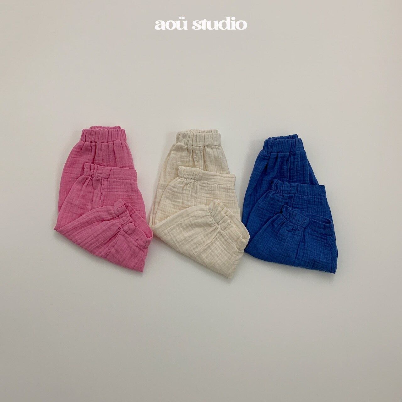 【予約】aoü studio Ako shirring pants