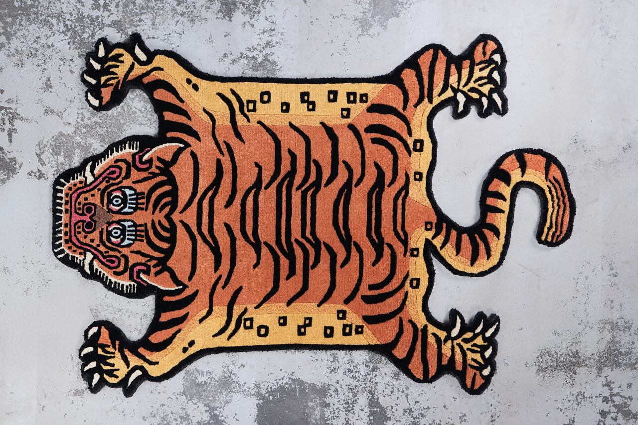 Tibetan Tiger Rug 《Sサイズ•ウール・オリジナル3・クラシックカラー