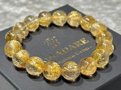 No.1905【SS】ゴールドルチルクォーツブレスレット