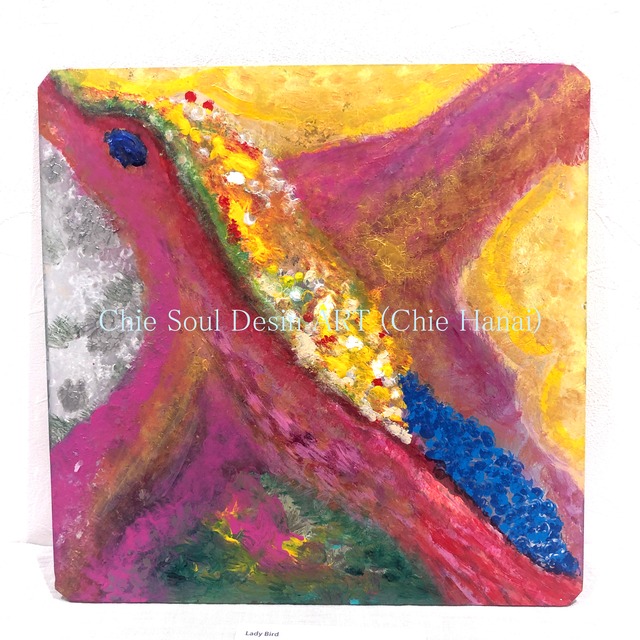 Lady Bird　（ガラスアート）