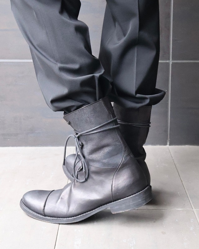 【Y's】lace up leather boots