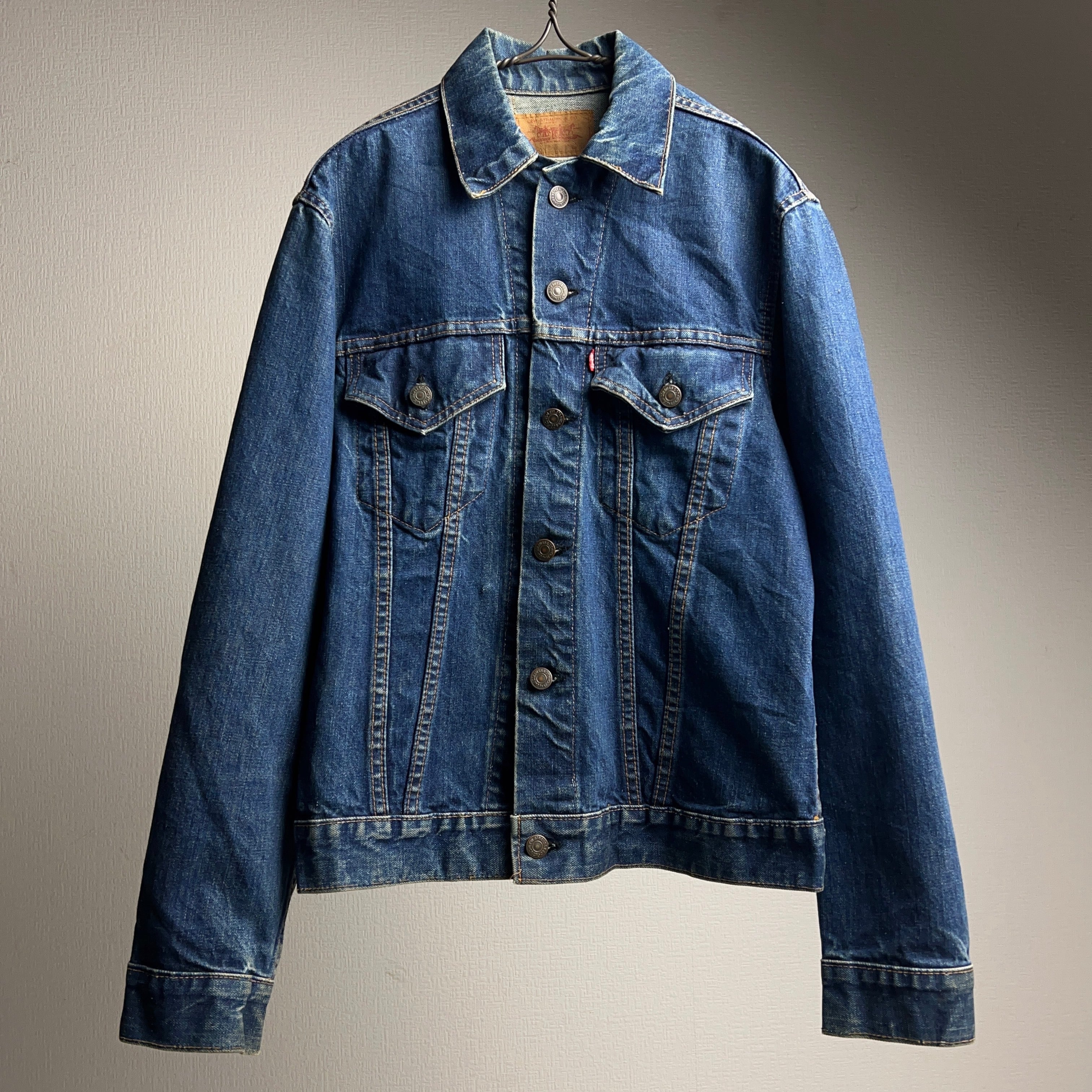 70’s Levi’s 70505-0217 Denim jacket 70年代 リーバイス デニムジャケット ケアタグ付き 66前期 濃紺  【1000A10】【送料無料】