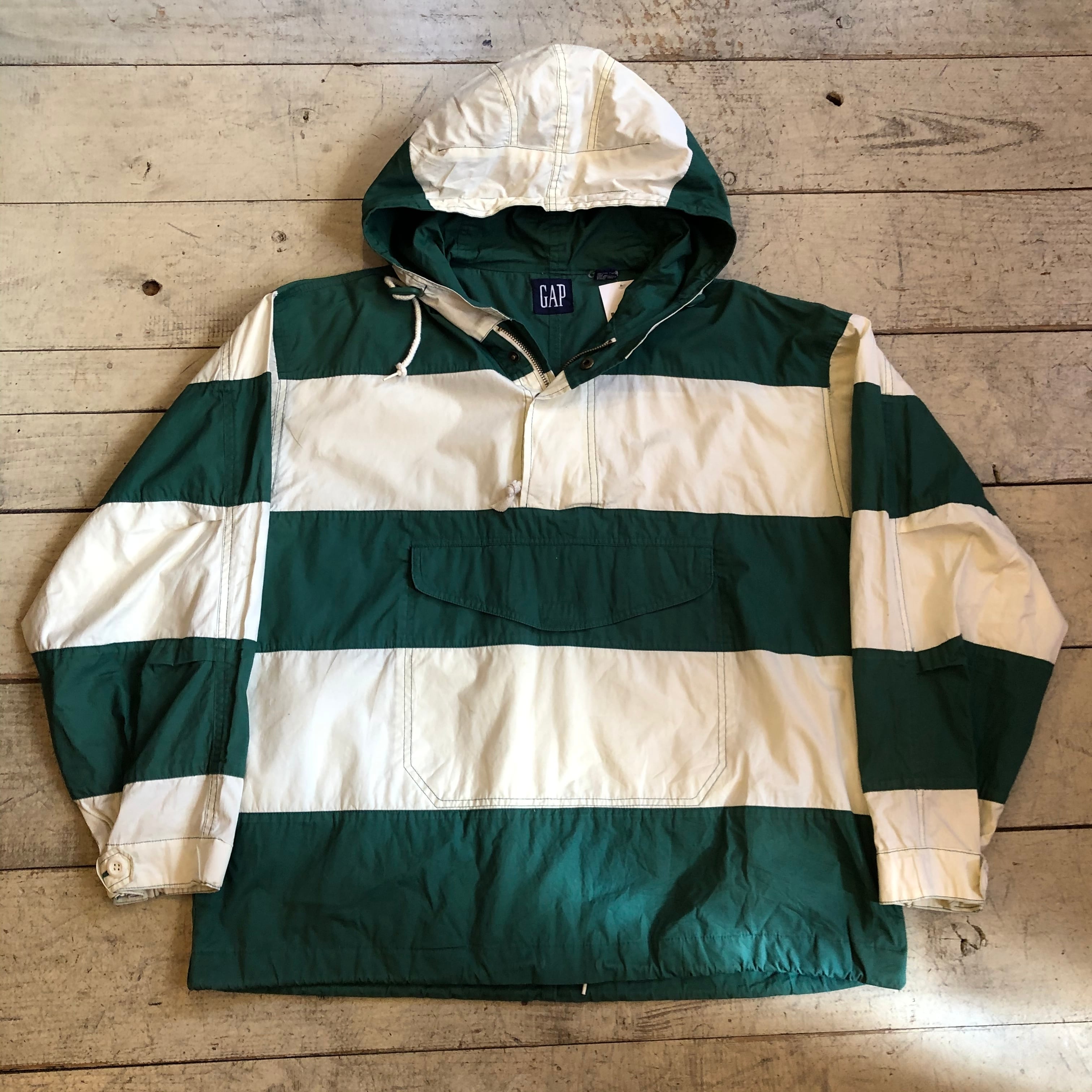 90s GAP border cotton anorak | What'z up
