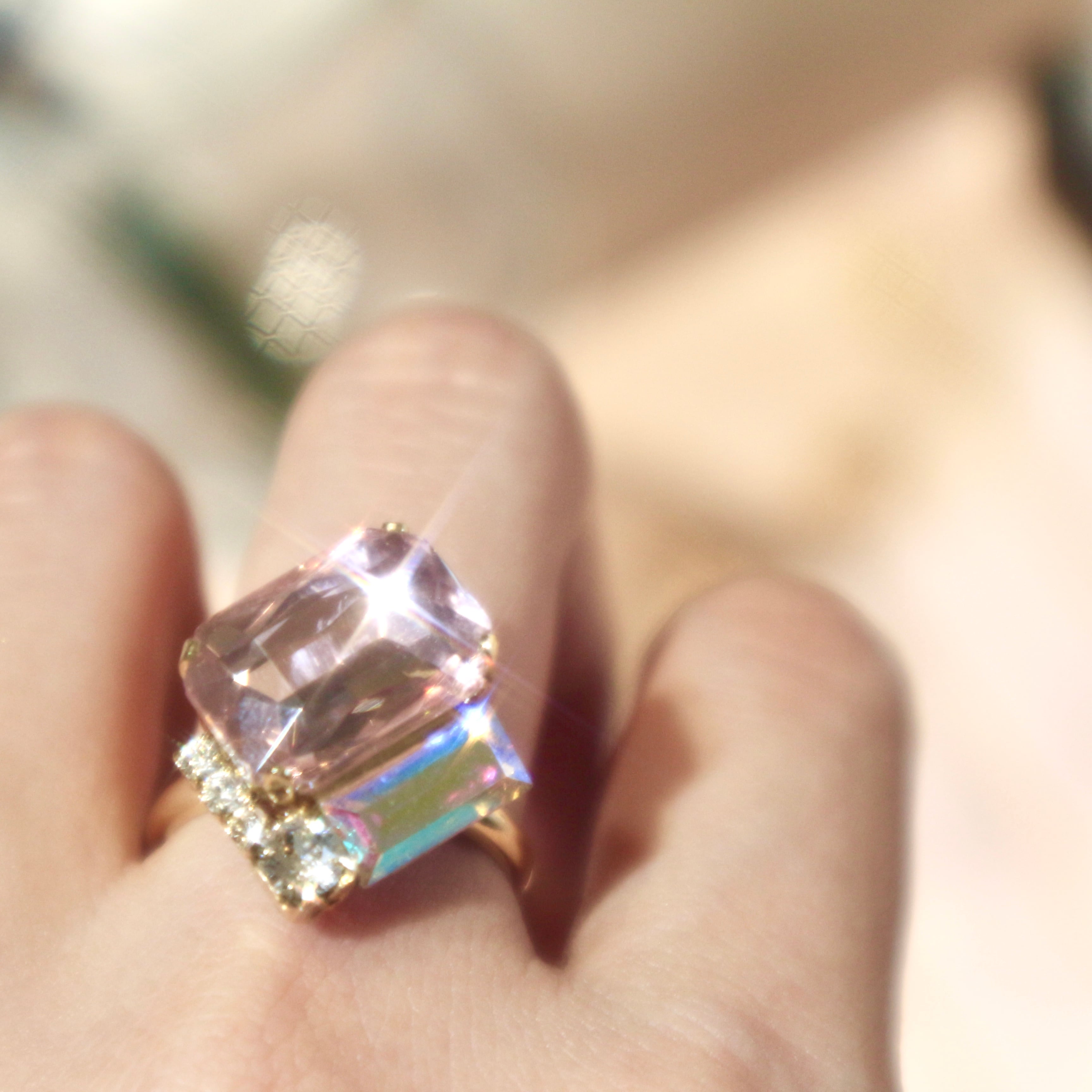 Candy rings (pink / F size)