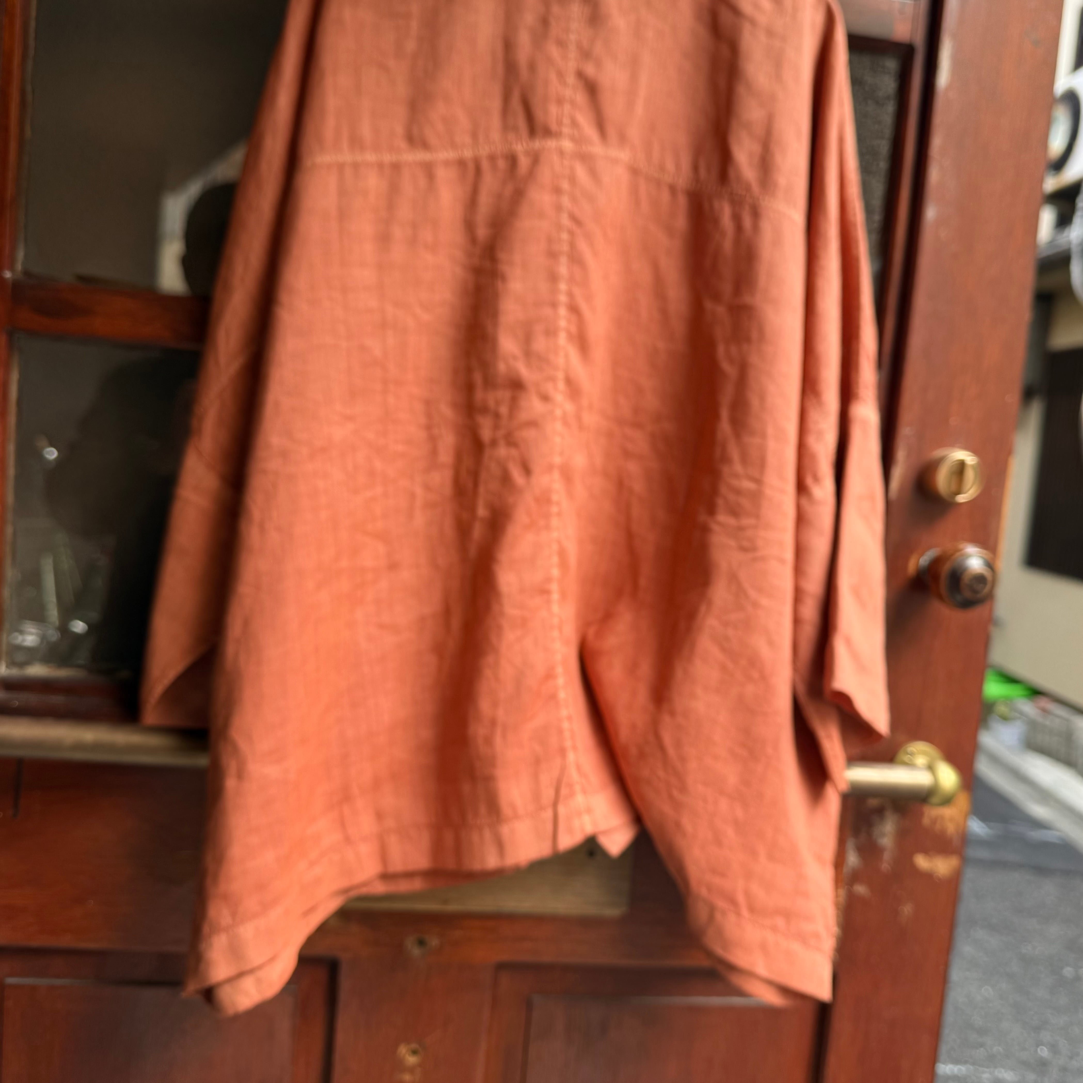 MITTAN JK-67DC ラミーシルクワイドジャケット（草木濃染）柿渋x