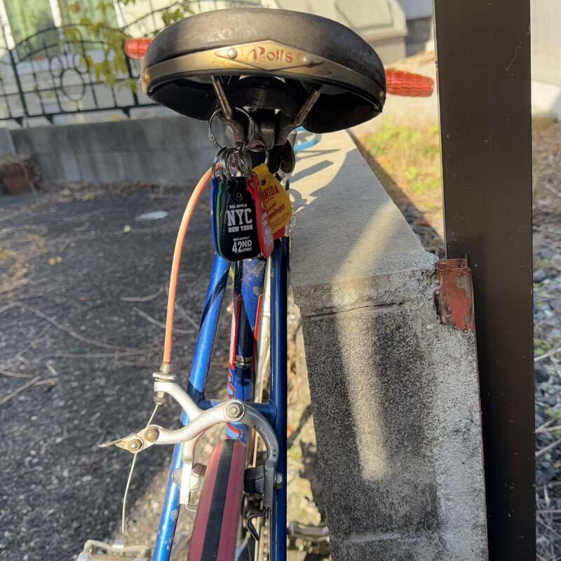 U.S.A SADDLE KEY TAG ビンテージ感、レトロ感を楽しめるカラフルな