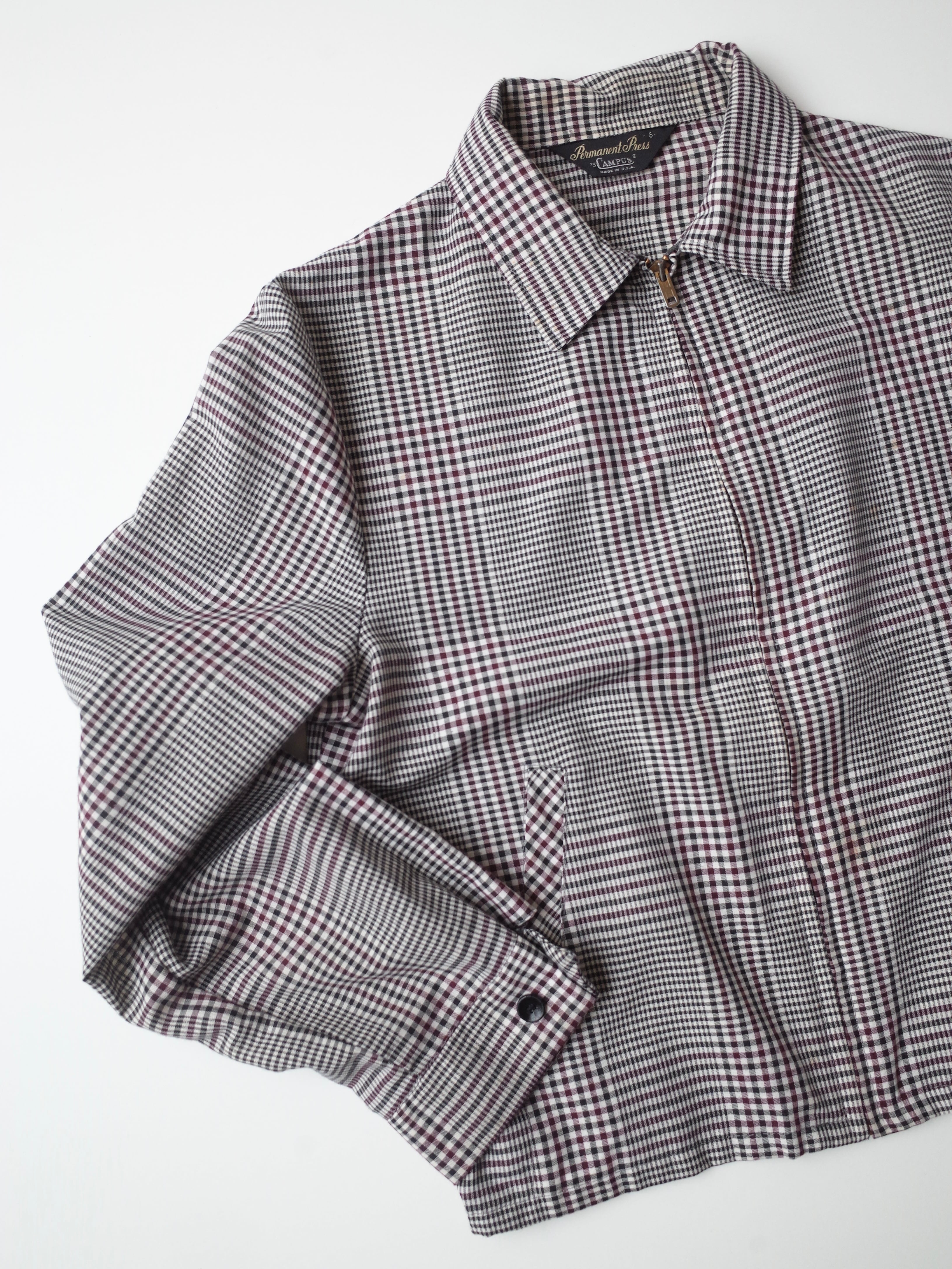 80s Permanent Press checked jacket