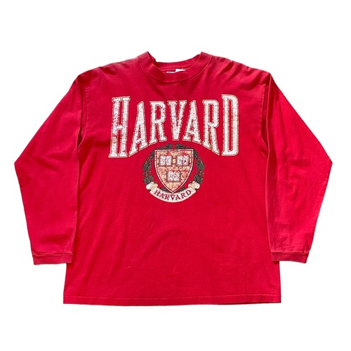 80s HARVARD university heavy oz L/S T-shirt