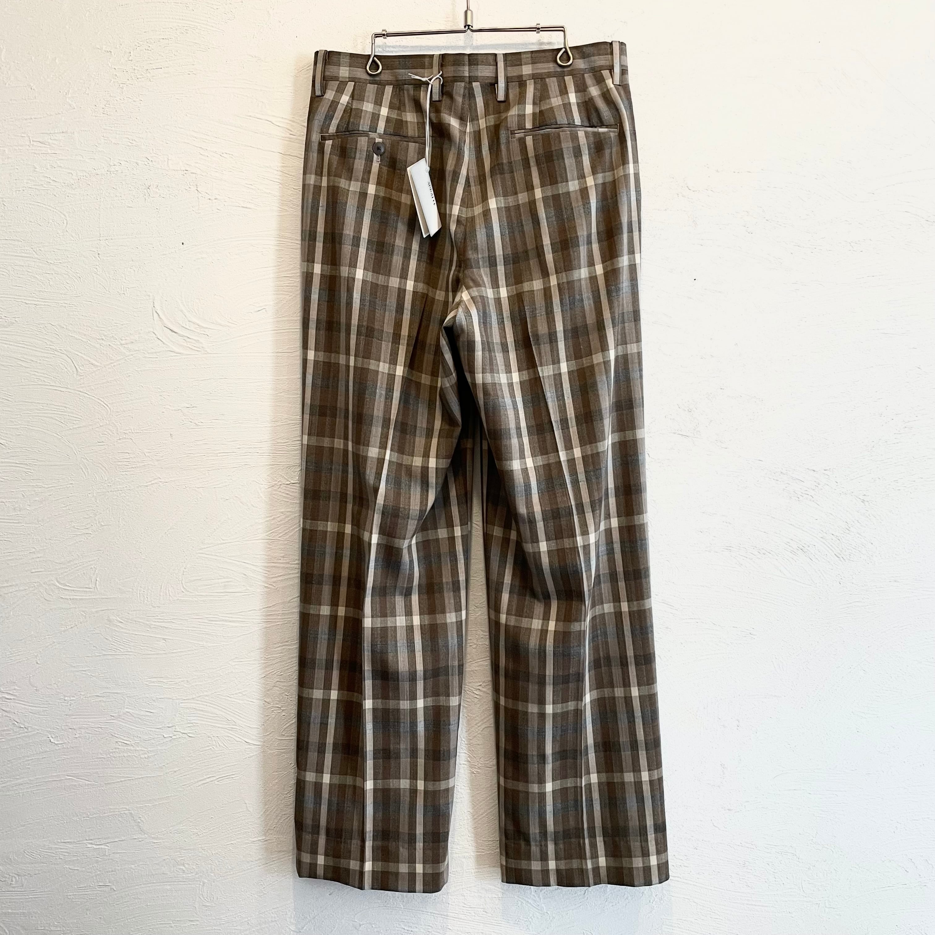 AURALEE 2026ss パンツ AURALEE(オーラリー)2026ss SUPER FINE TROPICAL WOOL CHECK TWO-TUCK