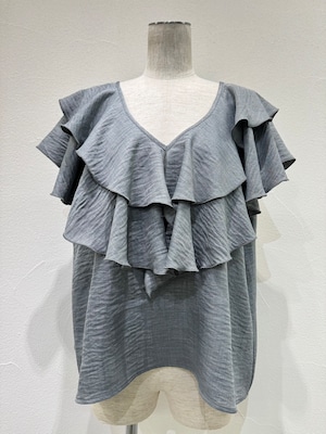 【ご予約】レイヤーフリルフレンチTOPS 601471 【cyantokyo】