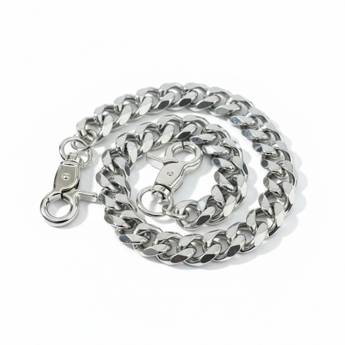 喜平 約46cm ウォレットチェーン ヴィンテージ 古着 2クリップ kw5