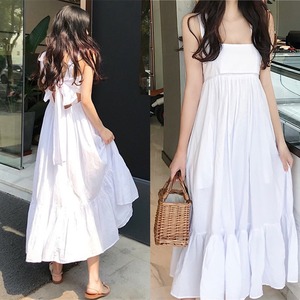 ロングワンピース レディース 送料無料 ノースリーブバックシャンリボンワンピース  ワンピース ドレス dress フレアワンピース ティアードワンピース ワンピドレス ミモレ丈 ロング 袖なし ノースリーブ フレア フリル バックリボン バックシャン バックコンシャス ハイウエスト エレガント 大人可愛い きれいめ ナチュラル 華やか 上品 レトロ キュート ガーリー 高見え 格上げ インスタ映え 春夏 秋冬 大人 かわいい おしゃれ お出かけ 旅行 トレンド