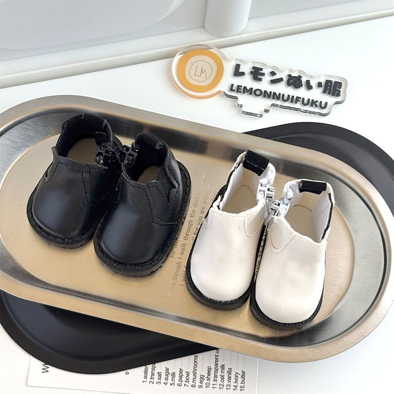 20cm15cm 着せ替え ぬいぐるみ服 靴 チャック付 サイドゴアブーツ 推し