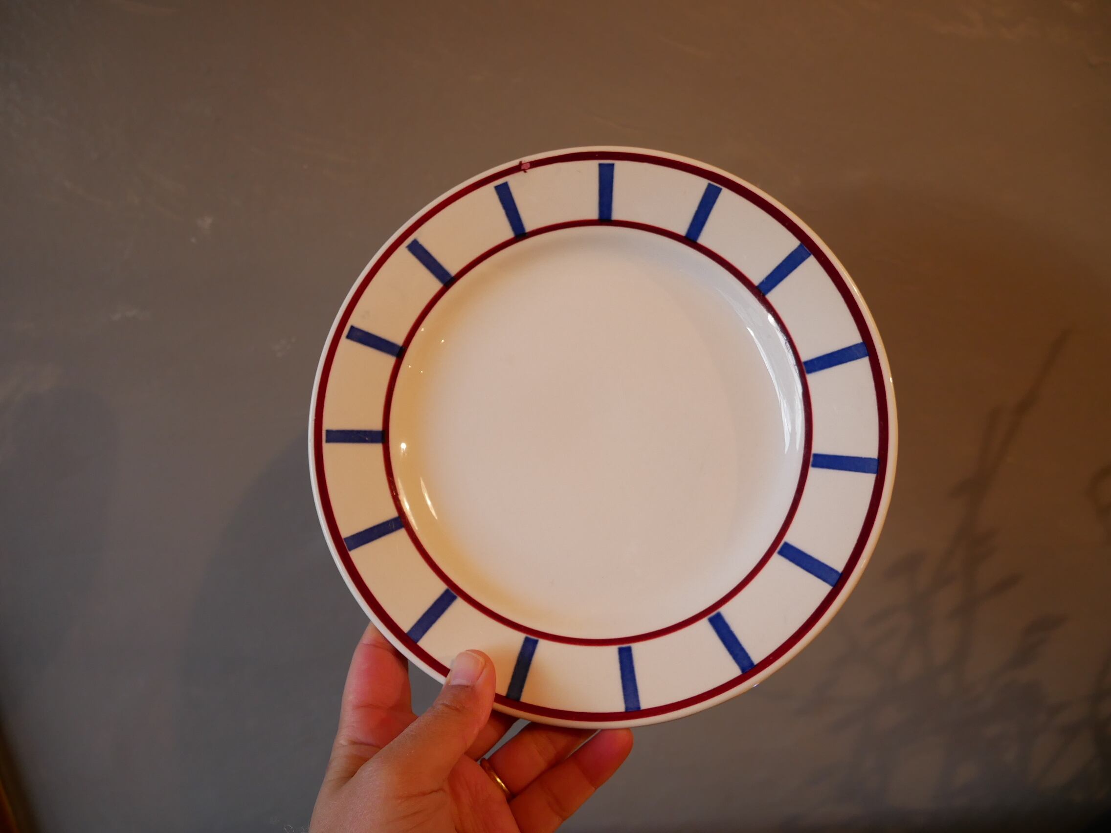 sale フランスアンティーク バスク柄 サルグミンヌ D