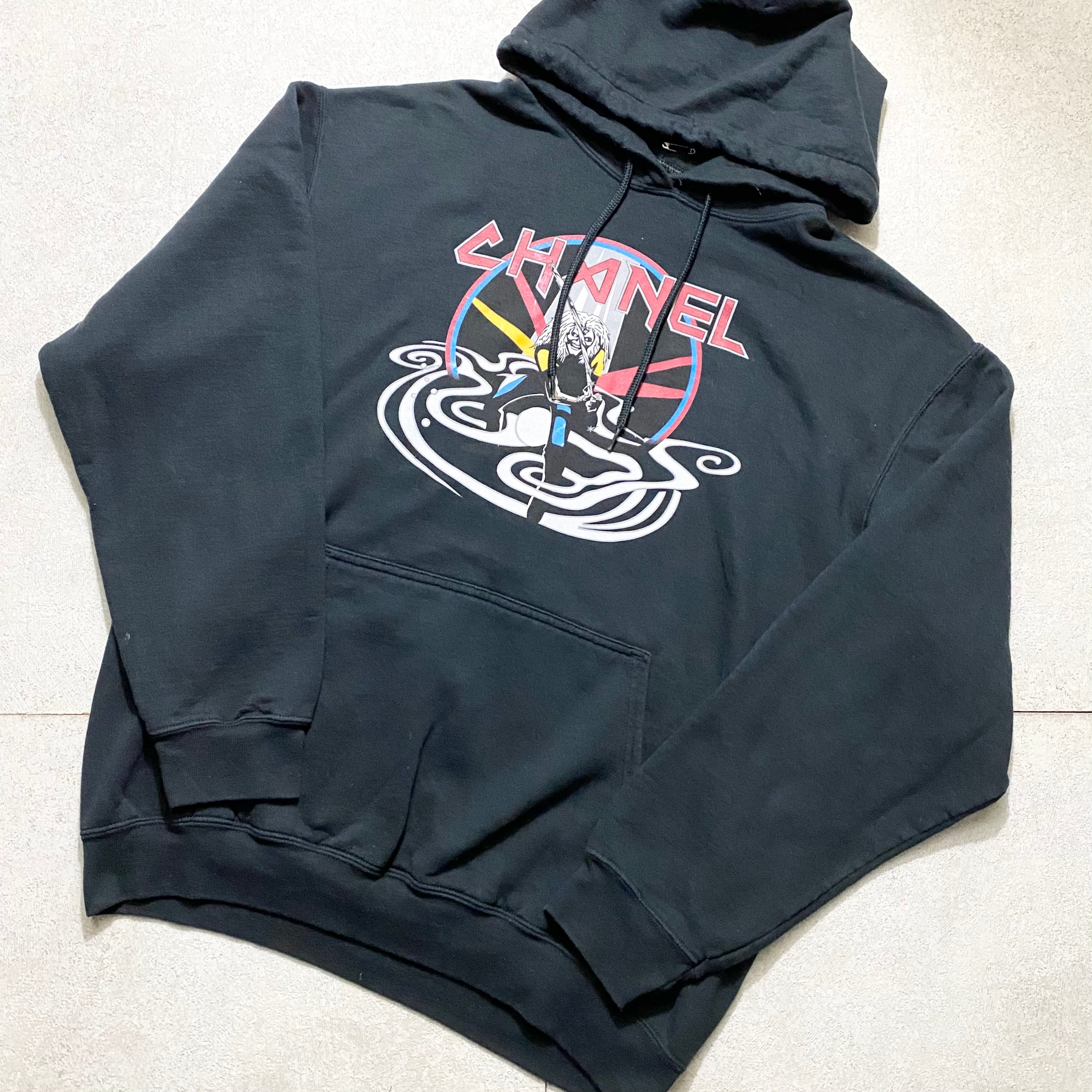 BLEACH parody sweat parka “chanel” | NOIR ONLINE