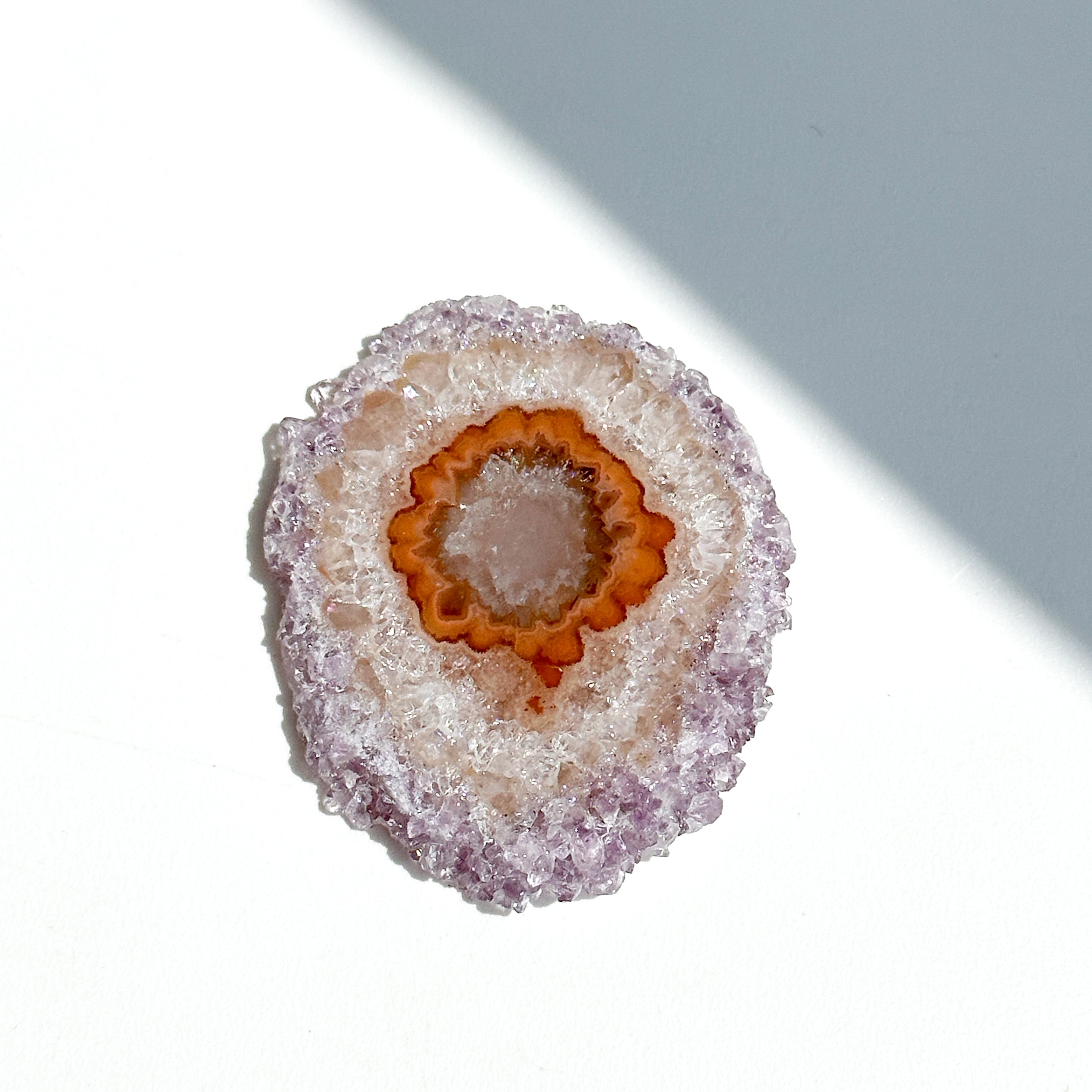 フラワーアメジスト スライス72◇ Flower Amethyst ◇天然石・鉱物