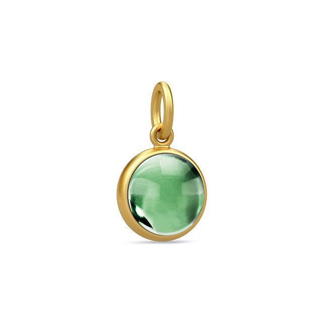 JULIE SANDLAU PRIME PENDANT  GREEN AMETHYST CRYSTAL