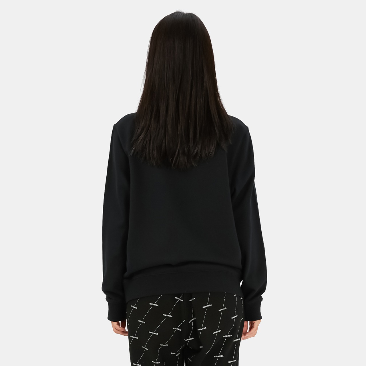 【HIPANDA】2328レディース クルーネック スウェット トレーナー