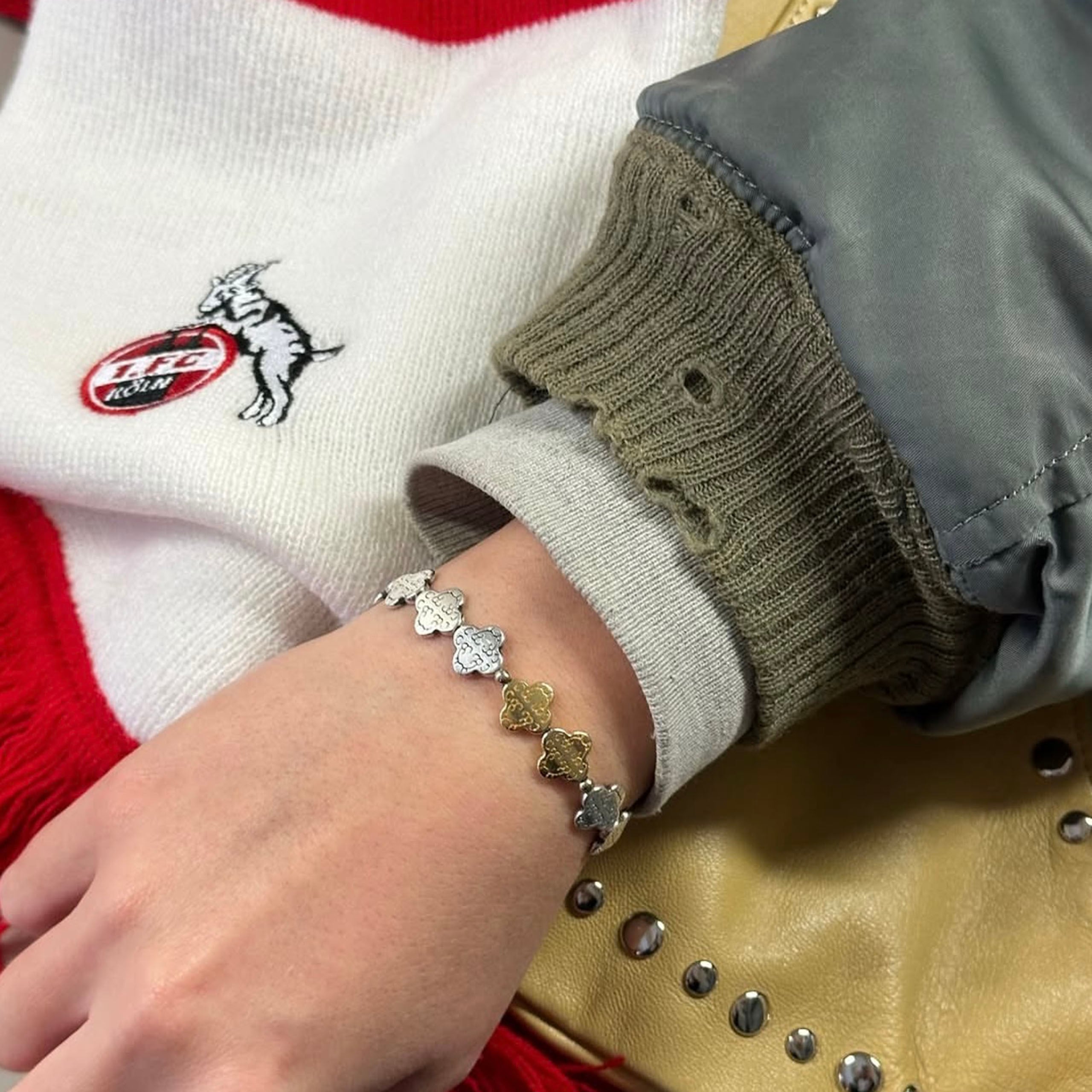 Gottlob Bracelet Edition No.1 Silver/Gold | nvlp