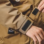 Patch Pocket Long Sleeve Hooded Hip-length Jacket ◇4color H0928