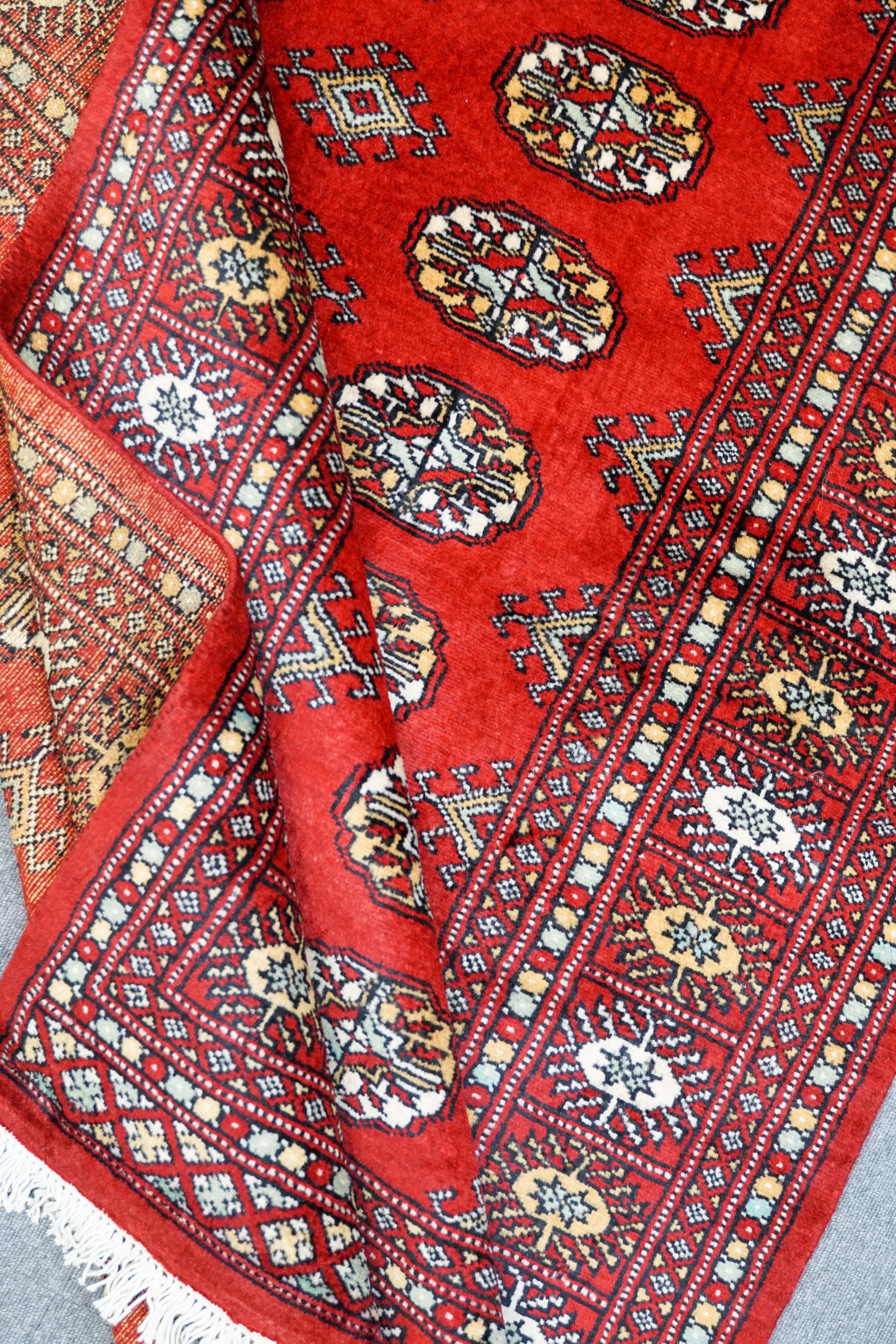 188×124cm【パキスタン手織り絨毯】 Decorworks