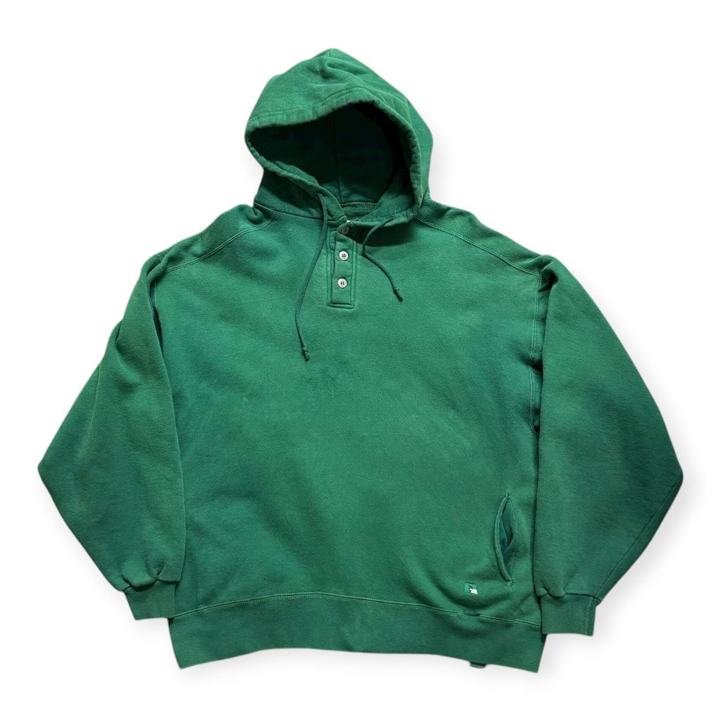 90's USA製 ラッセルアスレチック ハイコットン ヘンリーネック