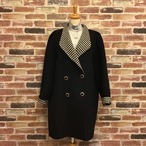 Black × Chidori Chester Coat