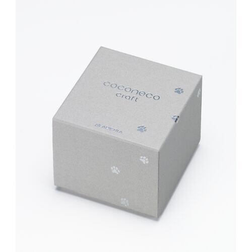 コロンとかわいいネコのグラスオーナメント【coconeco craft】