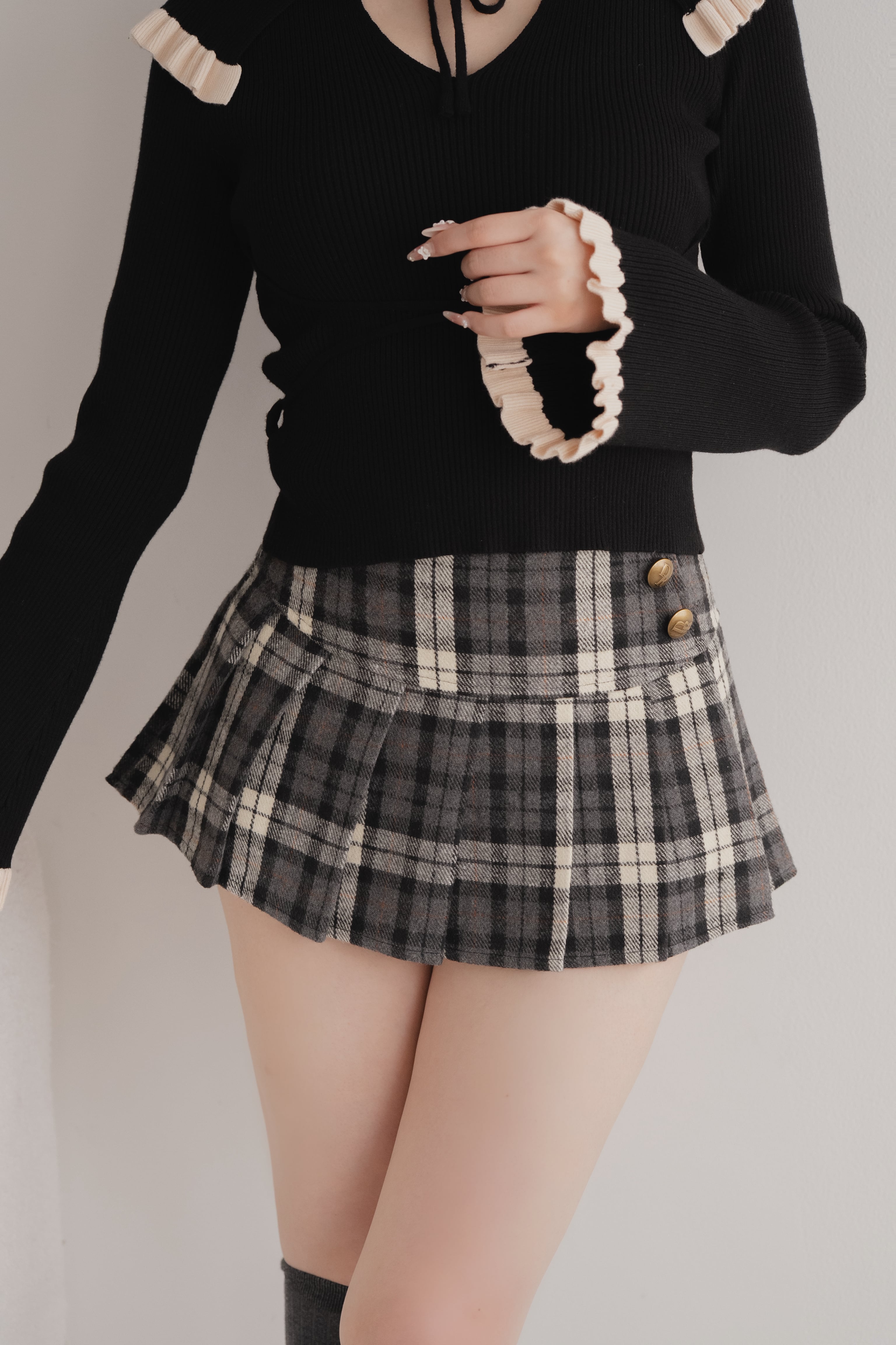 check miniskirt