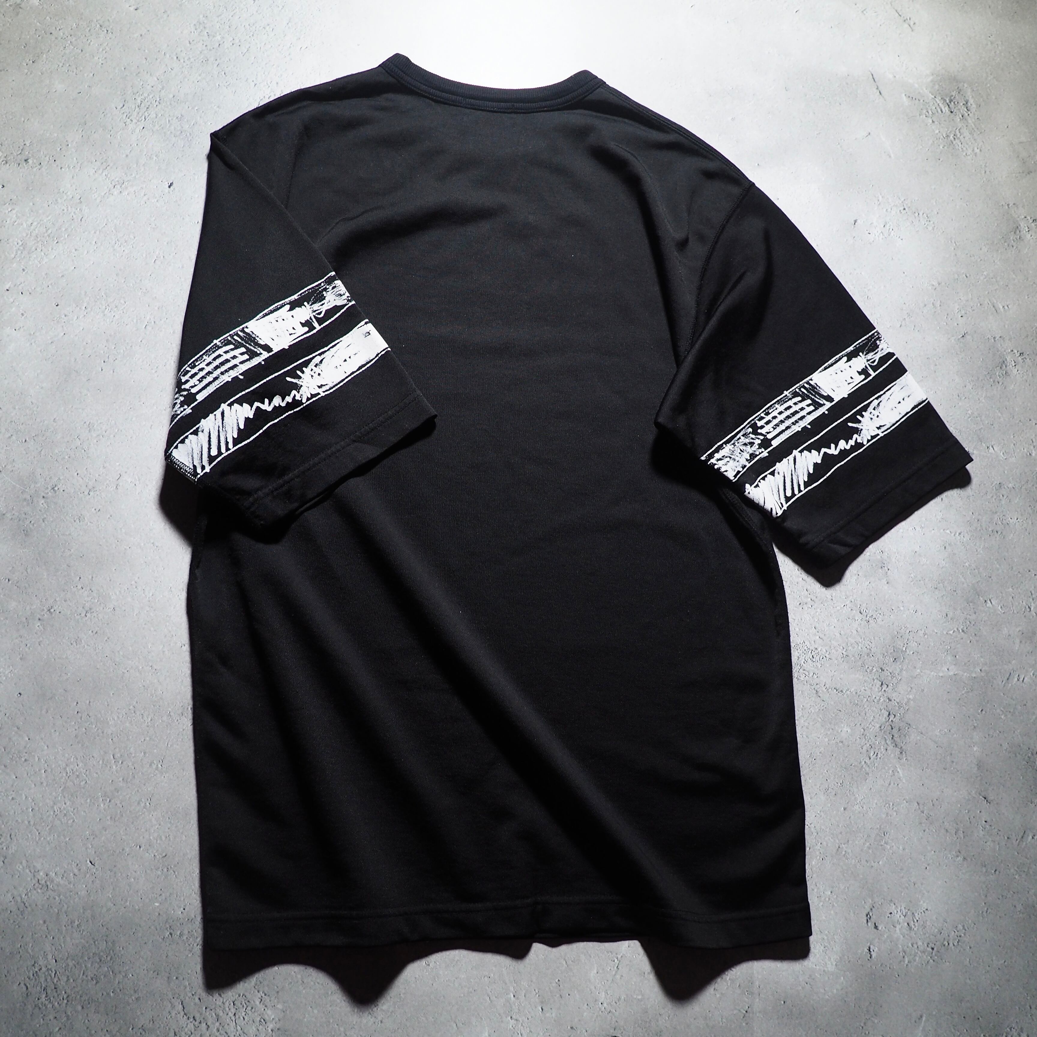 ” kolor ” ” 76 Number ” hand painted Rude taste Black Tee