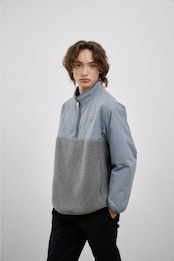 GOXO ゴーエックスオー スマイルハートダンブルパディングアノラック グレー