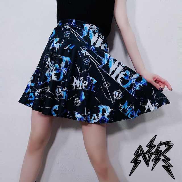 NieR MINI SKIRT【BLUE×BLACK】