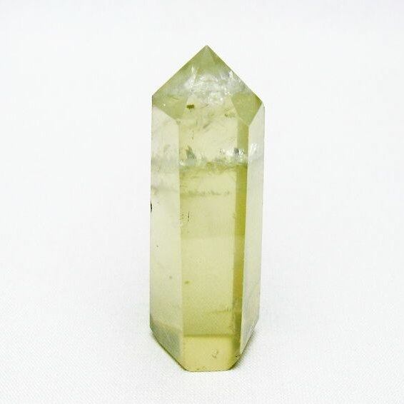 シトリンクォーツ 六角柱 シトリン ポイント 置物 一点物 142-10330