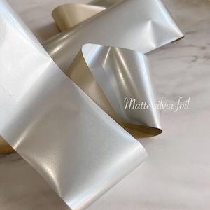 [ BASE限定販売 ] Matte silver foil