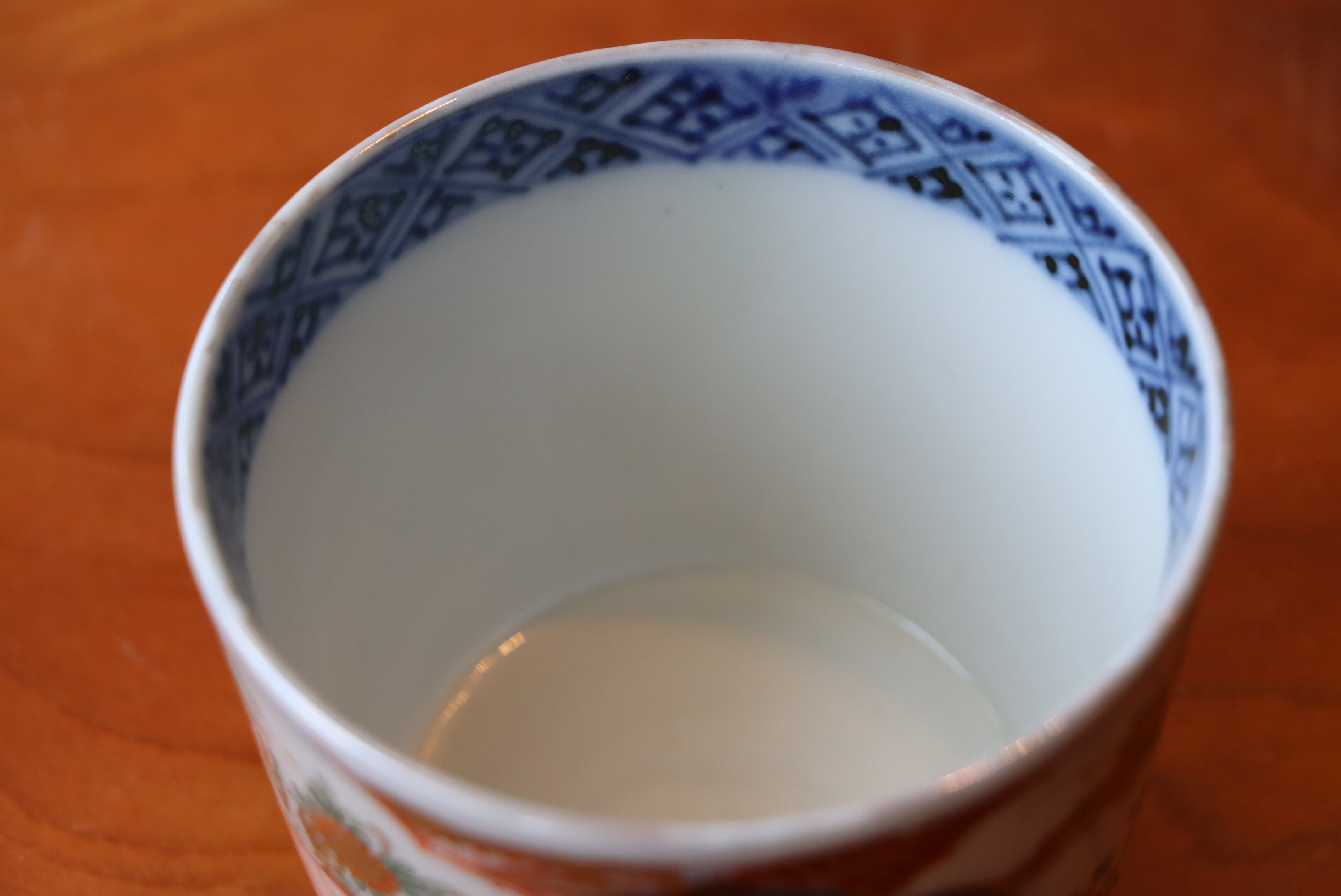 蕎麦猪口 古伊万里 色絵 花文 | (有)新原美術