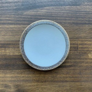 【アウトレット】有田焼　13ｃｍスノー金銀リムプレート 100-03